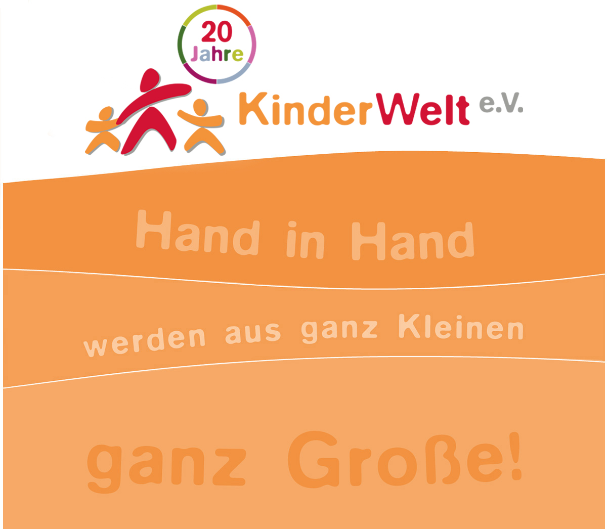 Logo Kinderwelt 20 Jahre